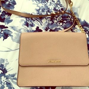 Michael Kors beige crossbody